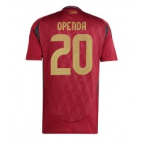 Camiseta Bélgica Lois Openda #20 Primera Equipación Replica Eurocopa 2024 mangas cortas